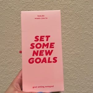Set some goals- goal setting notepad